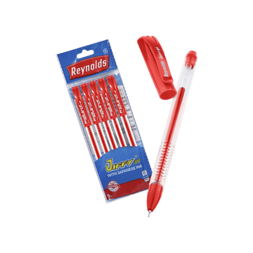 Reynolds Jiffy Gel Pen (Red)