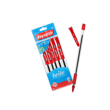 Reynolds Brite Ball Pen Set (Red)