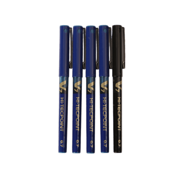 Pilot Hi-Techpoint V7 Ink Pen (Blue, Black)