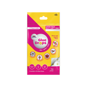 Fevicol Instant And Non Messy Glue Drops - Buy 3 Get 1 Free