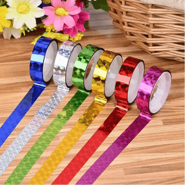 Creative Space Tape (Multicolour, 1.5" x 1.5")