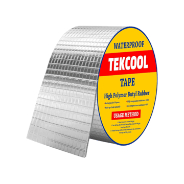 Tekcool Waterproof Tape (Silver, 2" x 196.9")