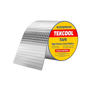 Tekcool Tape for Roof Leak (Silver, 3.9" x 196.9")