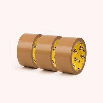 D-FIX Cello Tape Set (Brown, 65 m x 2")