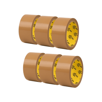 D-FIX Cello Tape (Brown, 2" x 65 m)