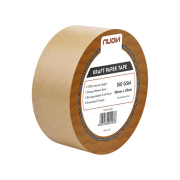 Nuovi Kraft Paper Packaging Tape (Brown, 48mm x 50m)