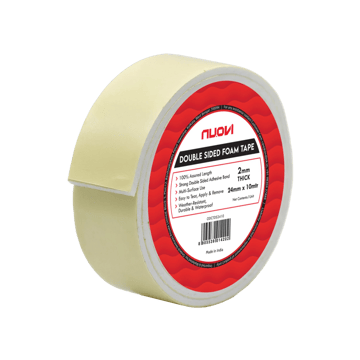 Nuovi Double Sided Foam Tape (White, 24 mm x 10 mtrs)
