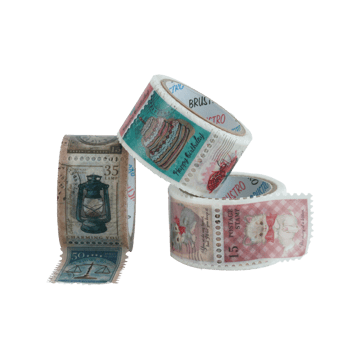 Brustro Stamp Collection Washi Masking Tape (Multicolour, 5 m)