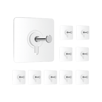 Zulaxy Photo Frame Wall Hooks without Drilling (6 x 6 cm)