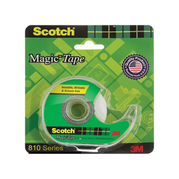 Scotch Tape (White, 15 x 4 x 3 cm)