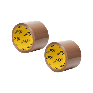 D-FIX Cello Packaging Tape (Brown, 3" x 65 m)