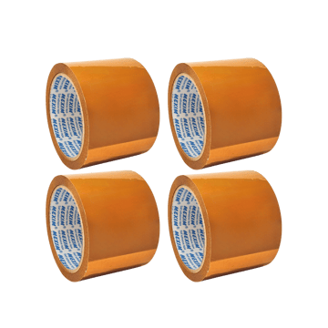 Mexim 50 Microns Packaging Tape (Brown, 72mm x 50 m)