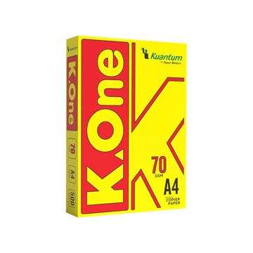K - One Copier Paper A4 Sheets (70 GSM, White)