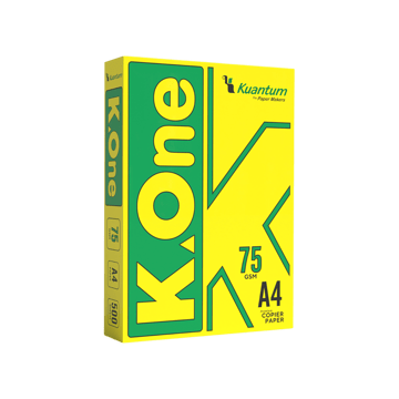 K - One Copier Paper A4 Sheets (75 GSM, White)