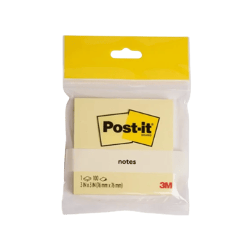 Post It 3M Sticky Notes (Yellow)