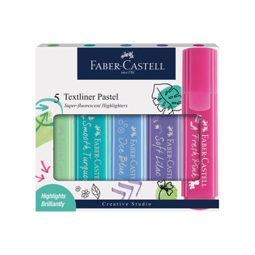 Faber-Castell Textliner Pastel Assorted Highlighter Pen