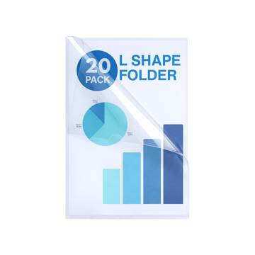 SPS L Shape File Folder (Transparent)