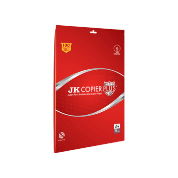 JK Copier Plus Antimicrobial A4 Sheets (75 GSM, White)