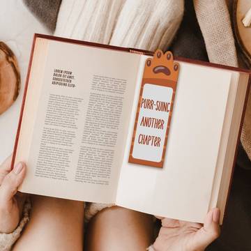 Mad Over Print Animal Bookmark - Cat Paw (Multicolour)
