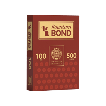 Kuantum Bond A4 Sheets (100 GSM, White)