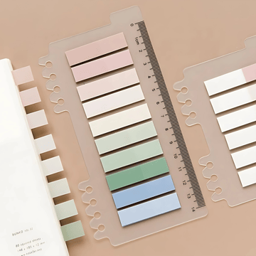 averX Sticky Notes Book Tabs (100 GSM, Multicolour)