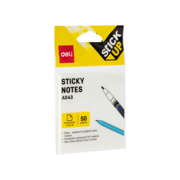 Deli EA043 Sticky Notes (White)