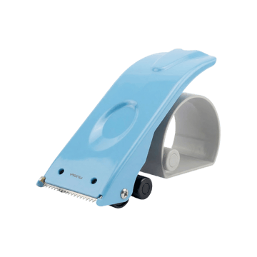 Nuovi Hand-Held Metal Tape Dispenser for 48 mm Tape (Blue)