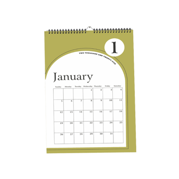 True Flair Wall Calendar (Multicolour)