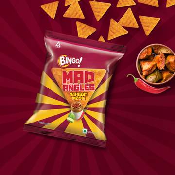 Bingo Mad Angles Achaari Masti Crisps / Chips