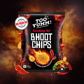 Too Yumm Smoking Hot Bhoot Potato Chips - Spicy Chilli