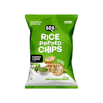 BRB Pudina Punch Rice Popped Chips