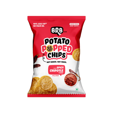BRB Potato Popped Chips (Spicy Chipotle Flavour)