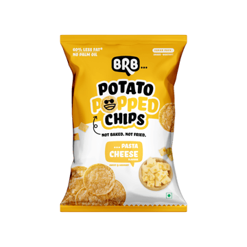 BRB Potato Popped Chips (Pasta Cheese Flavour)