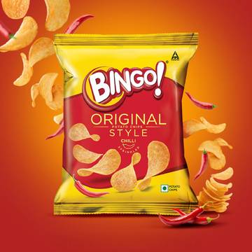 Bingo Original Style Chilli Sprinkled Potato Chips