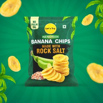 Let's Try Nendran Rock Salt Banana Chips