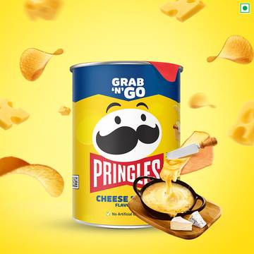 Pringles Cheese Burst Potato Crisps