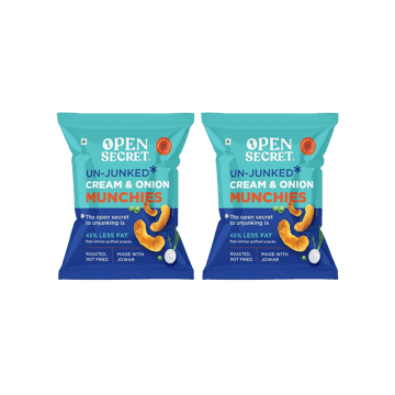 Open Secret Un-Junked Cream & Onion Puff - Pack of 2
