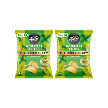 Too Yumm Thai Green Curry Gourmet Potato Chips - Pack of 2
