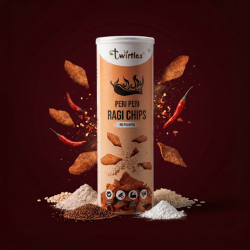 Twirtles Peri Peri Ragi Chips