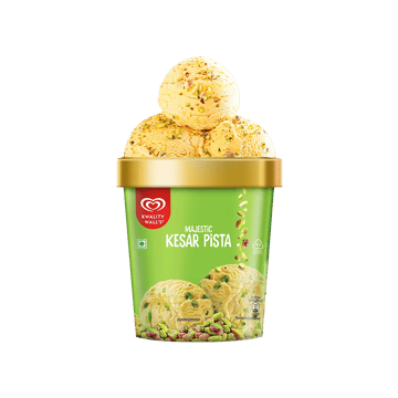 Kwality Wall's Kesar Pista Frozen Dessert Tub