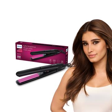 Philips HP8302/06 Selfie Hair Straightener (Black)