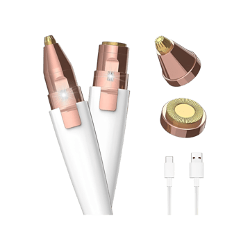 Slainte 2-in-1 Facial, Eyebrow & Nose Hair Trimmer