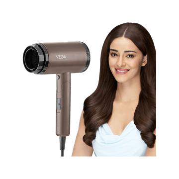Vega Dry-Up Foldable Hair Dryer (Brown, 2000 W, VHDH-36)