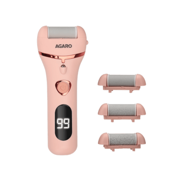 Agaro CR1727 Callus Remover 3 Heads Foot Scrubber