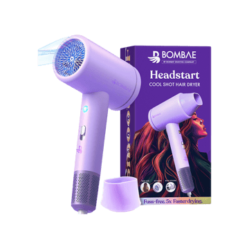 Bombae 5x Faster Ionic Hair Dryer - Headstart (Light Purple, 1600 W)