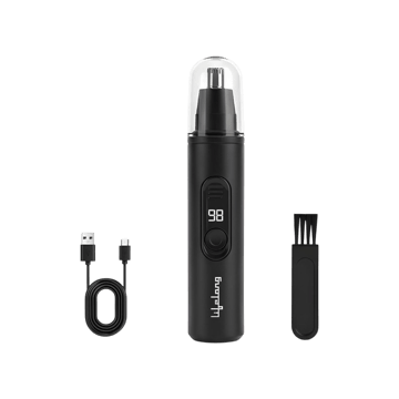 Lifelong Nose & Ear Hair Trimmer with LED Display
