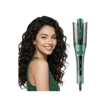 VGR Electric Hair Styling Automatic Hair Curler (Light Green, 35 W, V-583)
