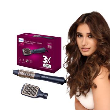 Philips 2-in-1 Airstyler - 3X Volume with 50% Less Hair Breakage (1000 W)