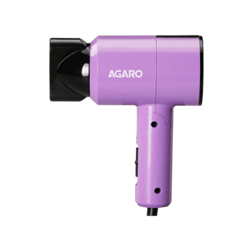 Agaro Foldable Hair Dryer (Purple, 1100 W)