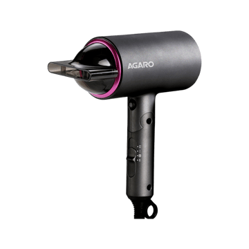Agaro HD1214 Hair Dryer with Overheat Protection (Black, 1400 W)